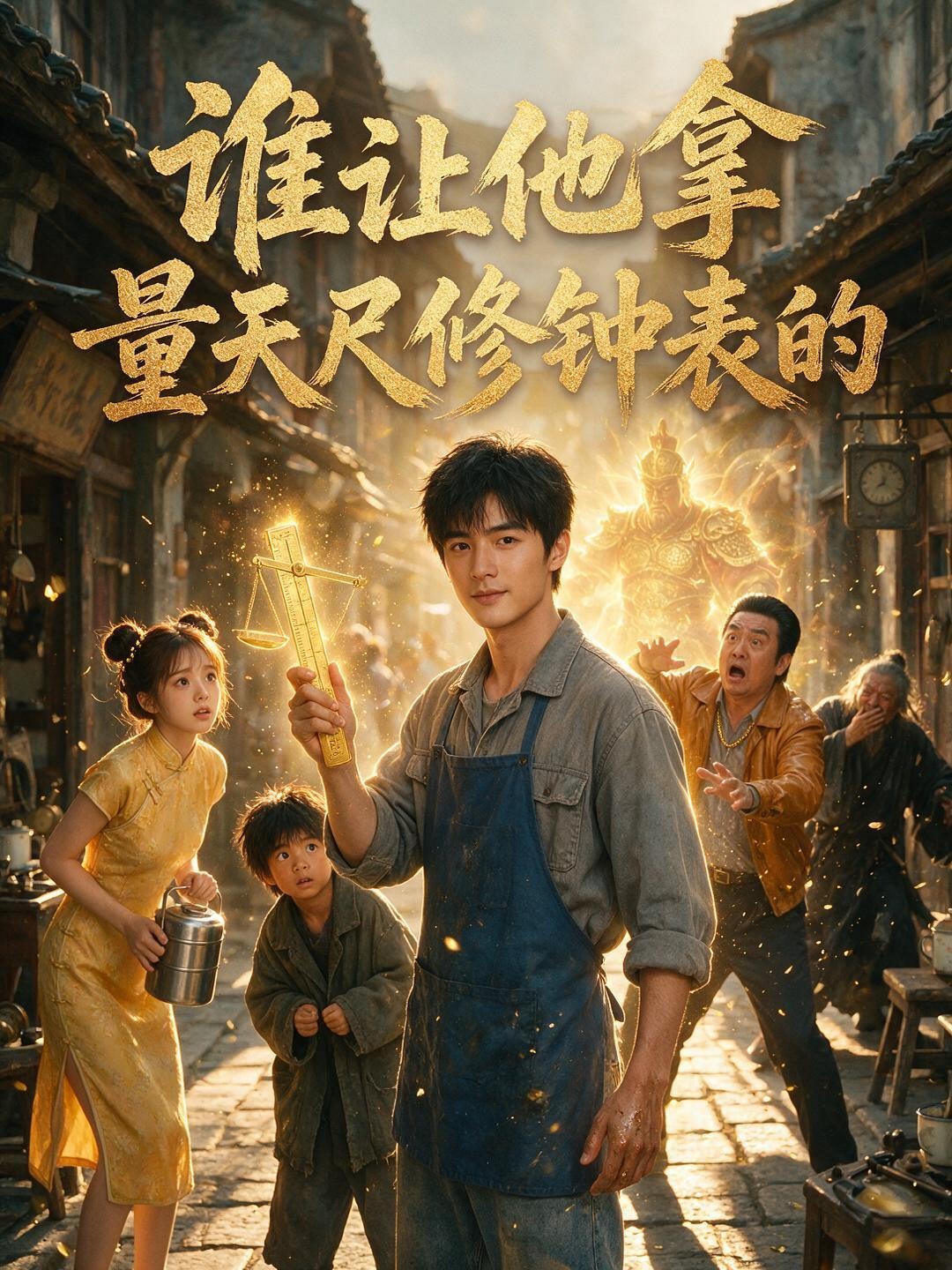 谁让他拿量天尺修钟表的