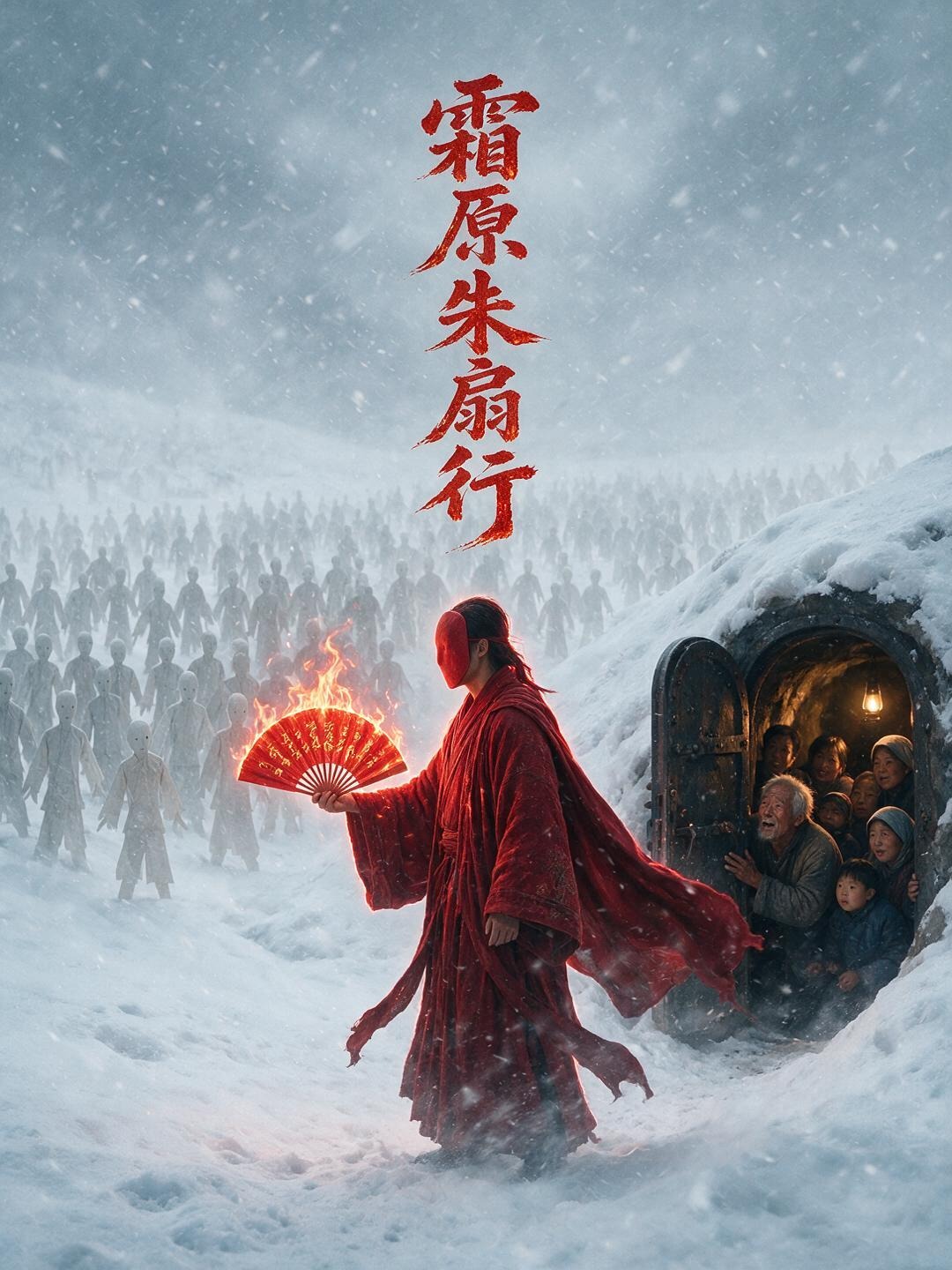霜原朱扇行