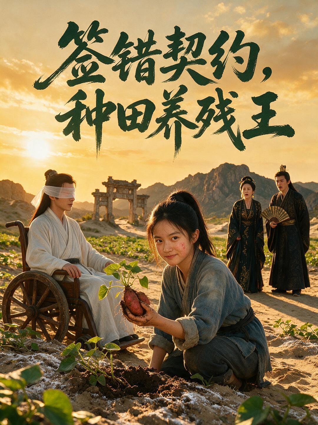 签错契约,种田养残王