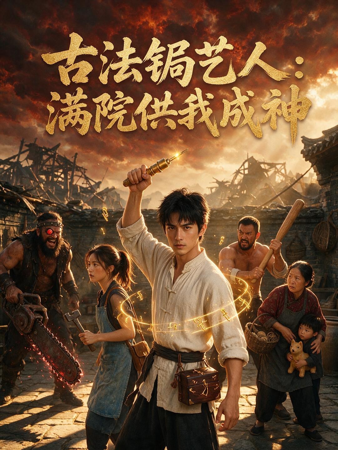 古法锔艺人：满院供我成神