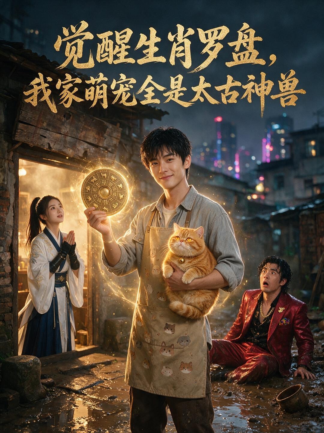 觉醒生肖罗盘,我家萌宠全是太古神兽