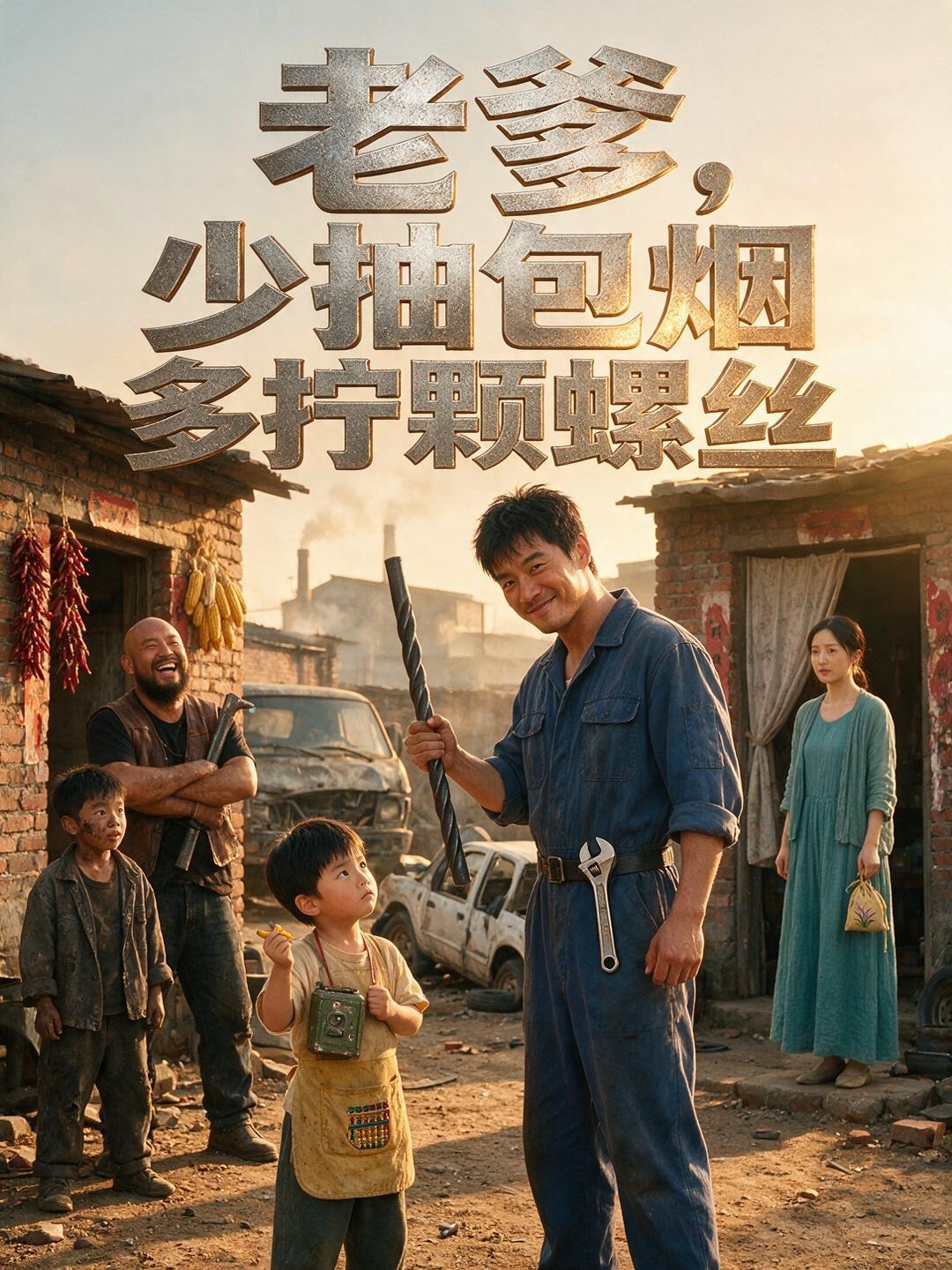老爹,少抽包烟多拧颗螺丝